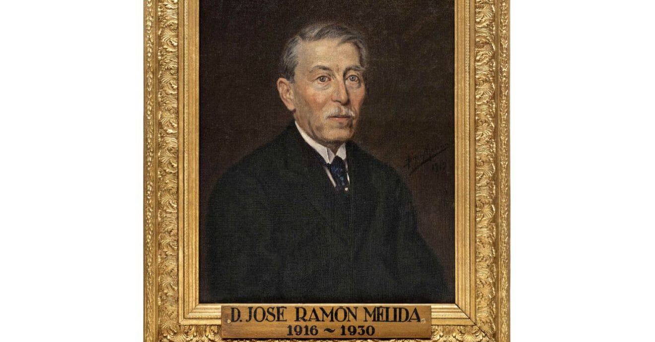 José Melida, foto  del trabajo de Aurora Ladero Galán-