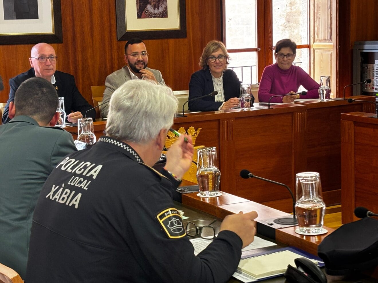 Junta Local de Seguridad en el Ayuntamiento de Xàbia