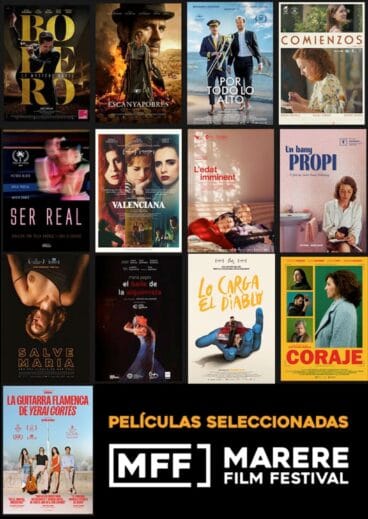 Las portadas de las películas seleccionadas para el Marere Film Festival 2025