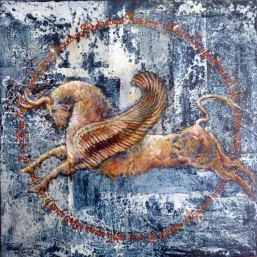 Obra expuesta ‘Adelandum Arabem’ en la galería de arte Isabel Bilbao