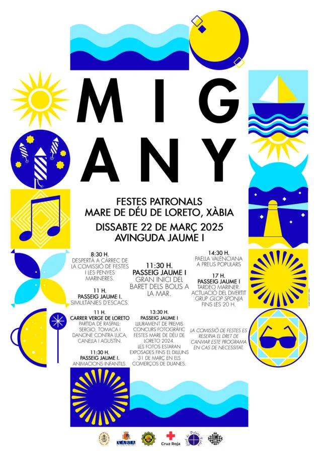 Imagen: Cartel 'X Mig Any Mare de Déu de Loreto Xàbia 2025'