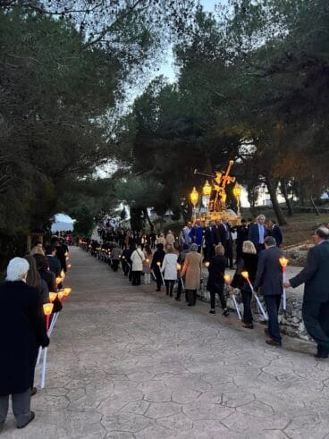 Procesión de Bajada del Nazareno de la Ermita a la Iglesia | Foto Cofradía del Nazareno