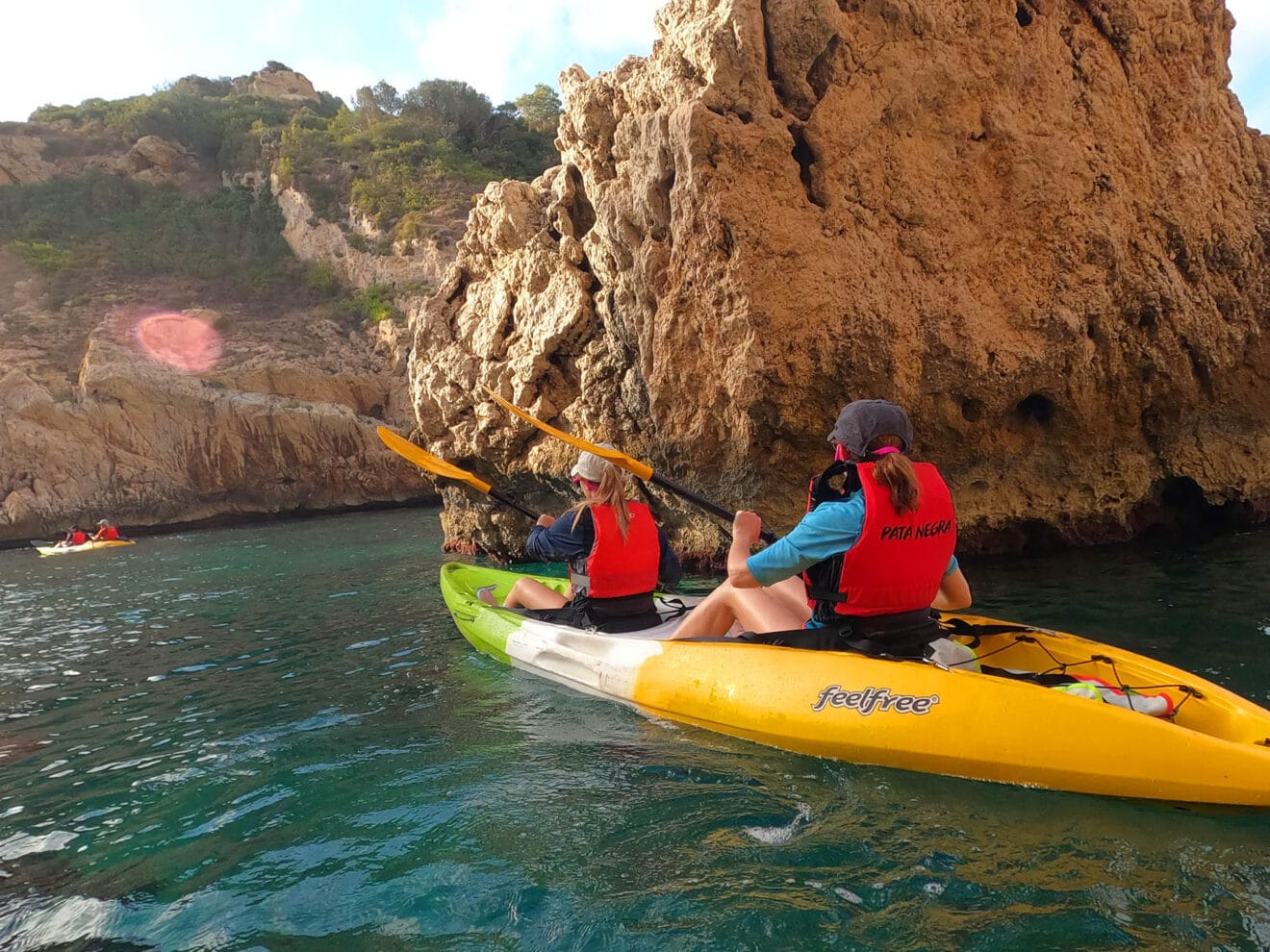 Ruta en kayak desde la cala Granadella de Xàbia