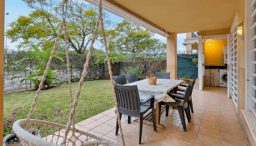 Terraza con acceso directo desde el interior