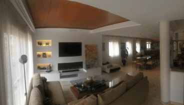 Una casa con estancias amplias y abiertas