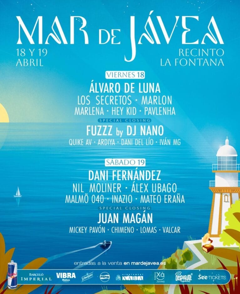 Cartel por días de Mar de Jávea