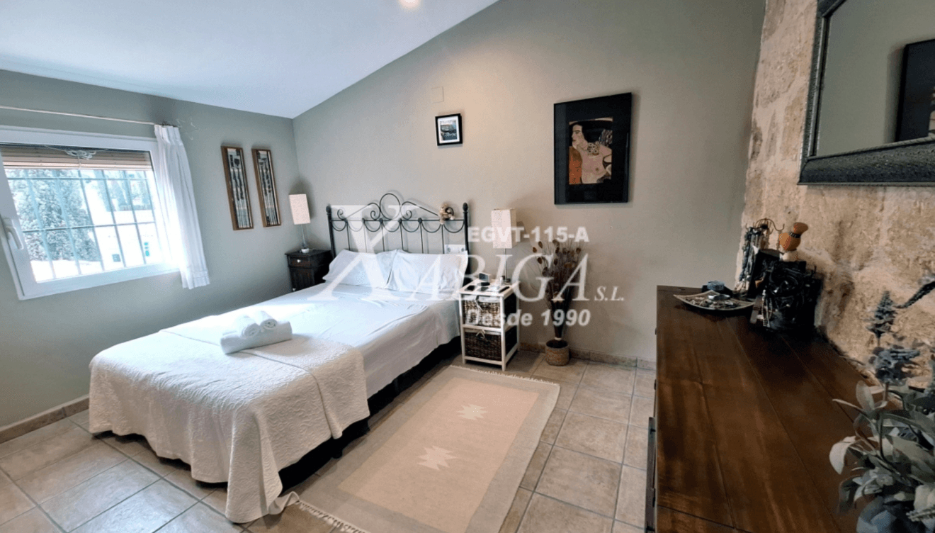 Dormitorio del apartamento independiente