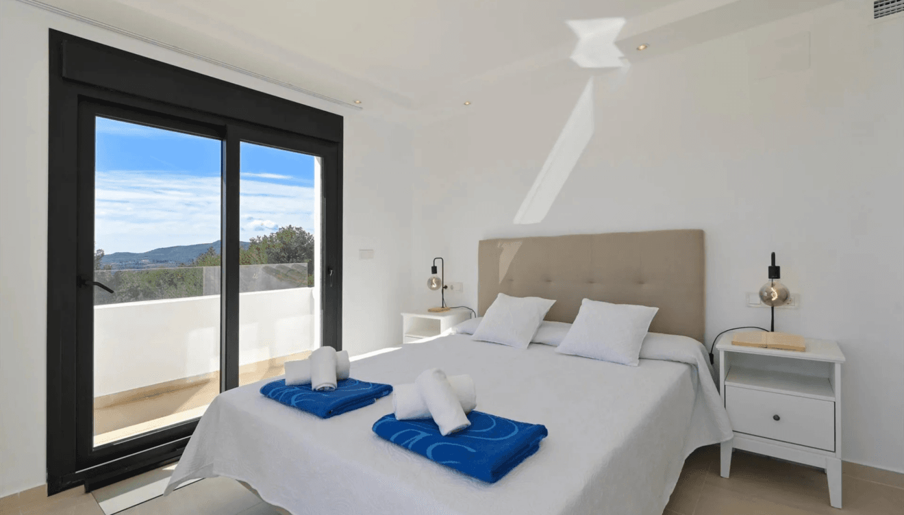 Dormitorio funcional para descansar tras un día de playa