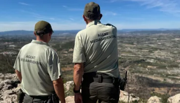 Efectivos de la Generalitat en tareas de vigilancia forestal