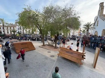 Primera sesión de Bous al carrer en las fiestas del Nazareno 2025 (35)