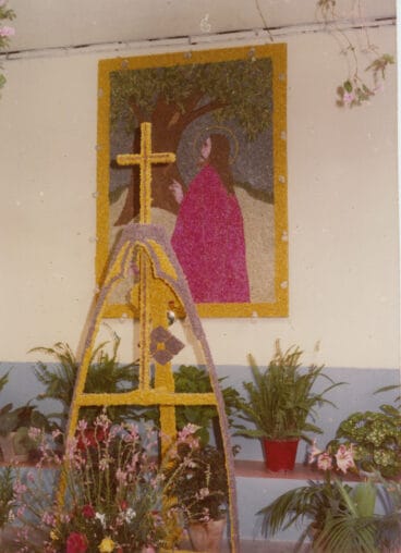 1977 – 3ª Cruz. Jesús en huerto de los Olivos