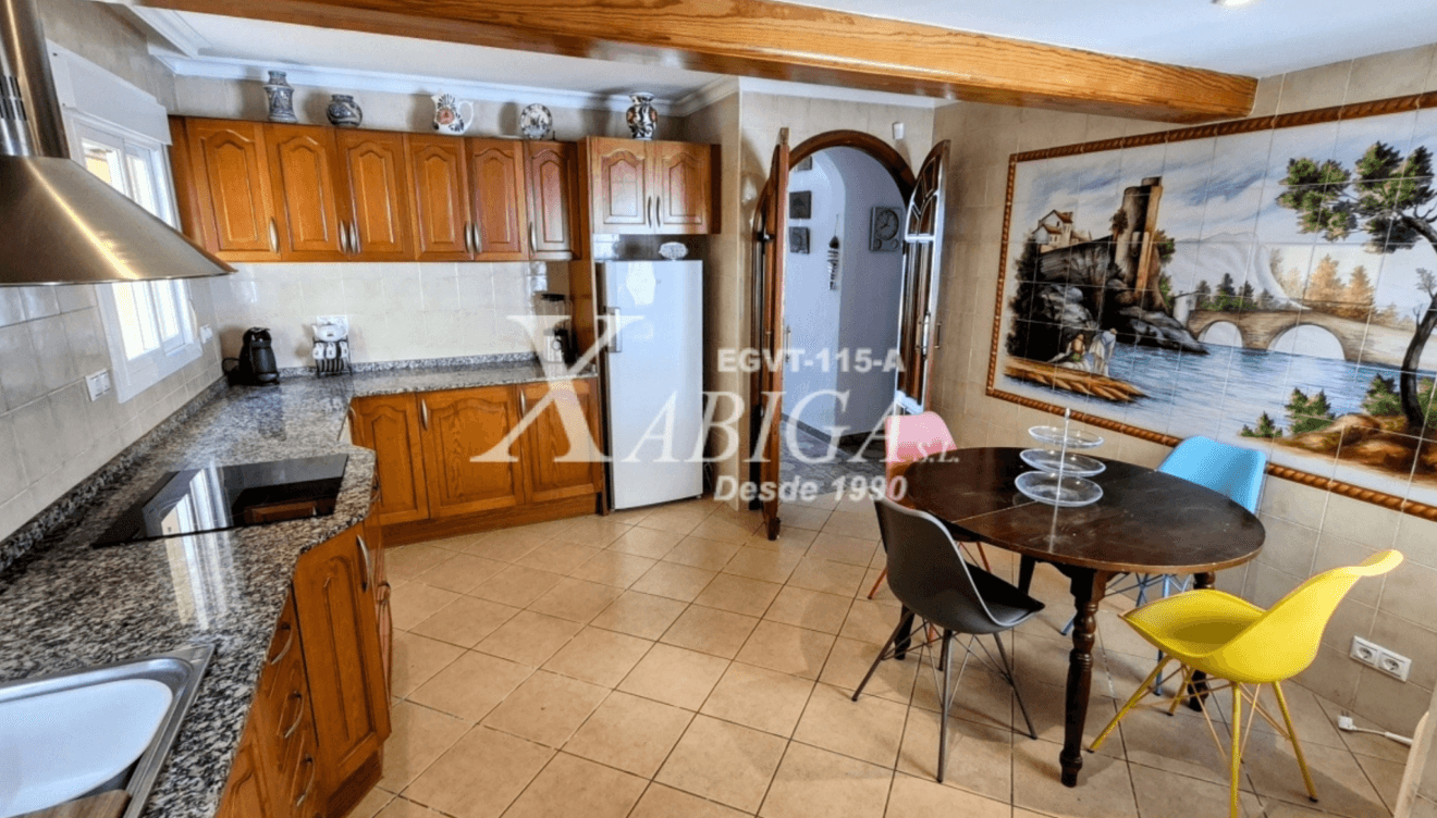 Amplia cocina con todo incluido