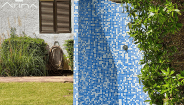 Baño exterior del dúplex