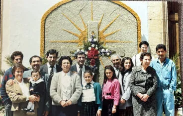 Cruz de mayoral de la familia Bas en 1991