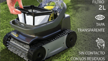 Limpiafondos de piscina ideal para piscinas pequeñas o medianas