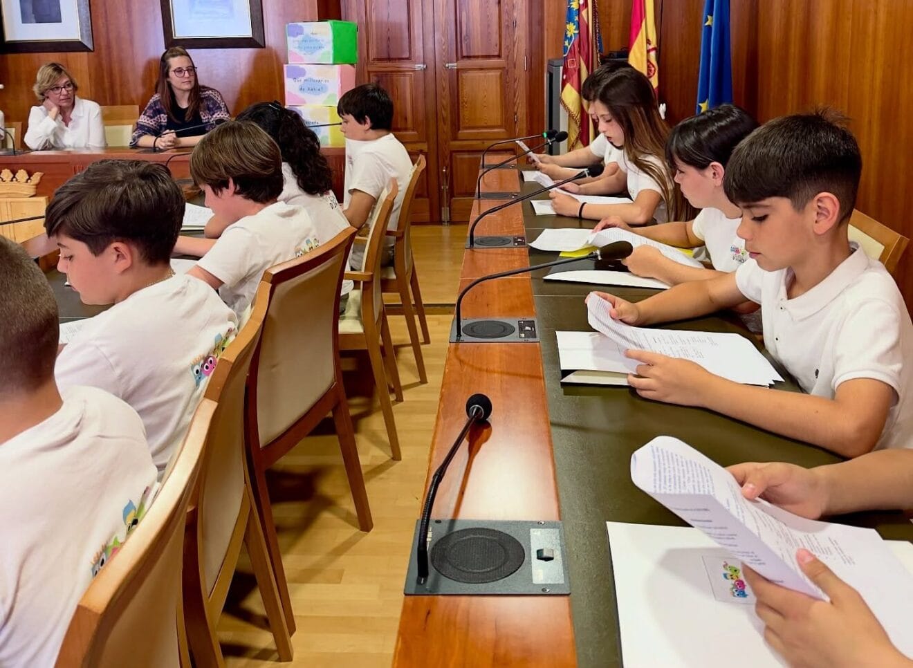 Los niños y niñas del Consell d'infància de Xàbia trasladan sus propuestas