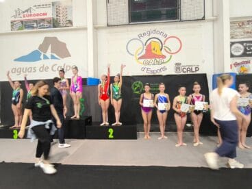 Podio en la Liga Interclubs en Calp