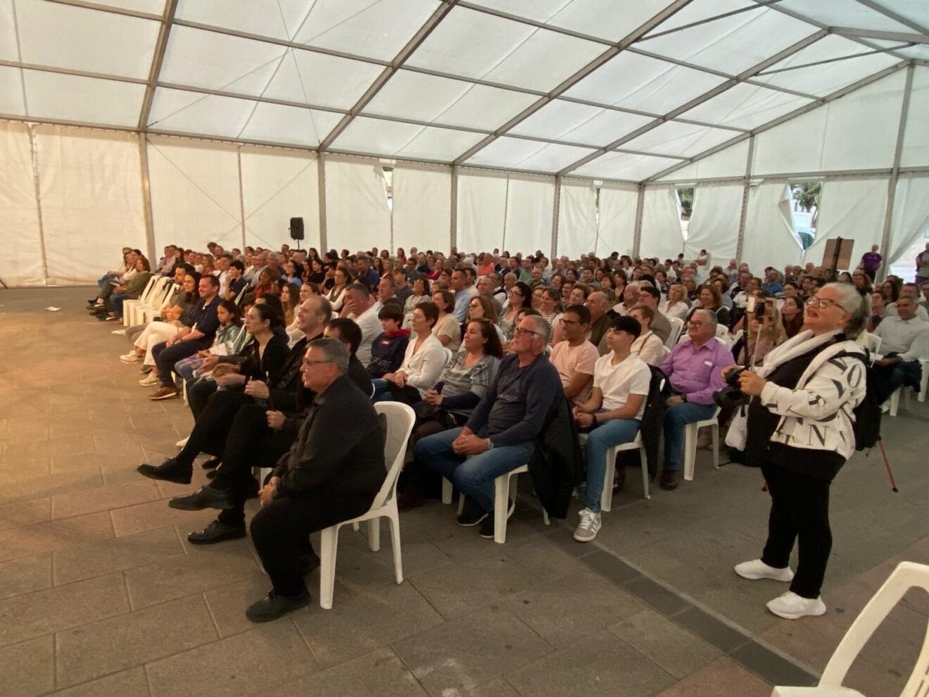 Público del concierto solidario