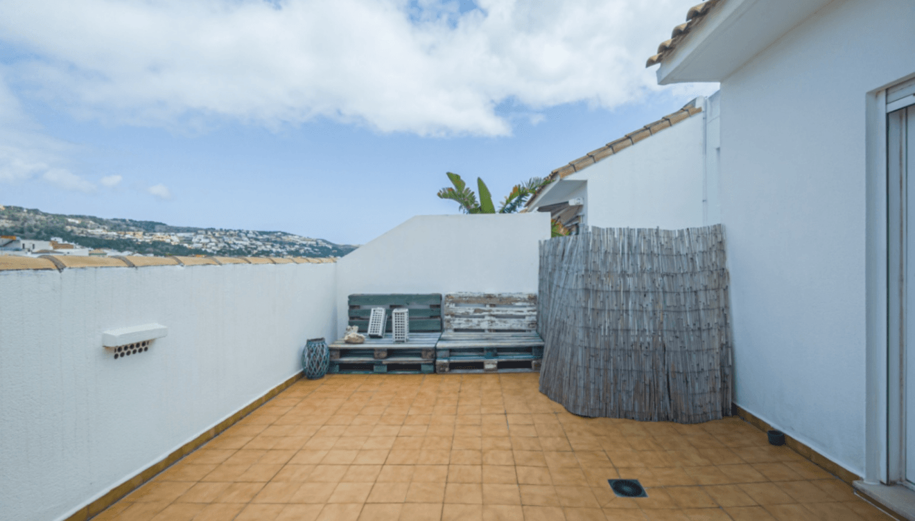 Terraza amplia para zona chillout