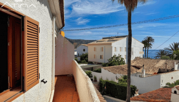 Terraza con vistas al mar