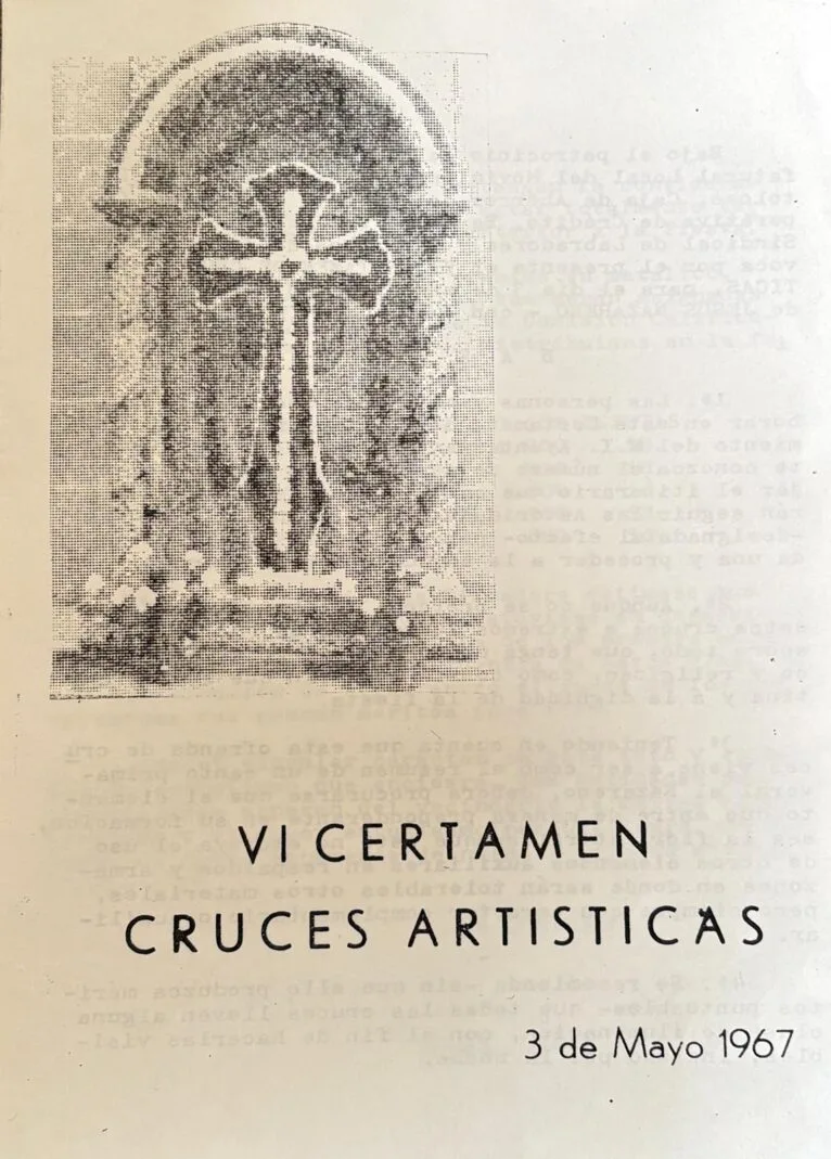 Bases del Concurso de Cruces en 1967 | Foto Bartolomé Bas