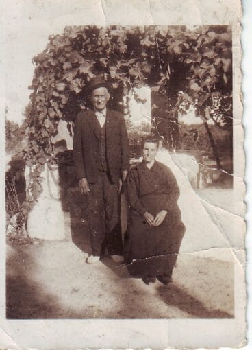 1943 Los abuelos Manuel y Vicenta