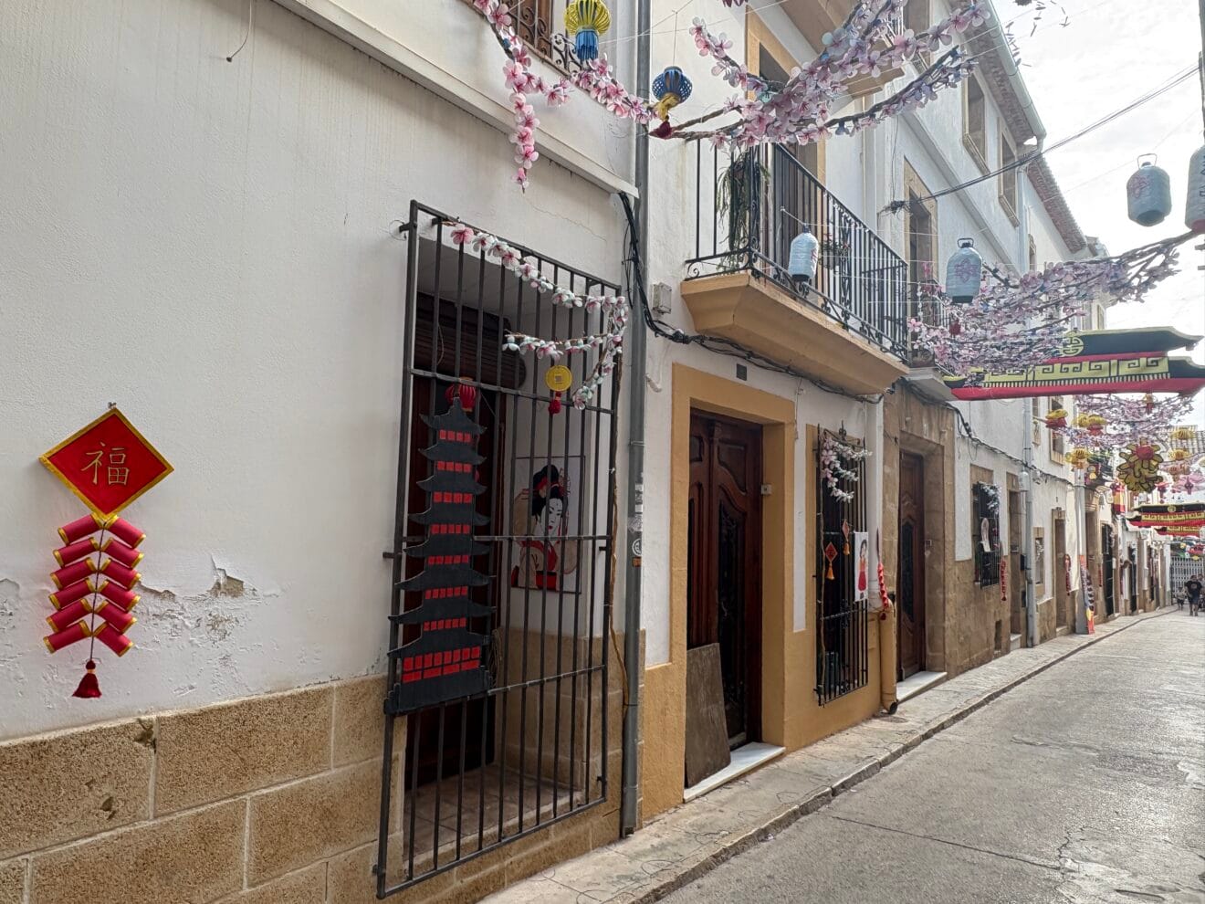 Calles engalanadas en Xàbia  (24)