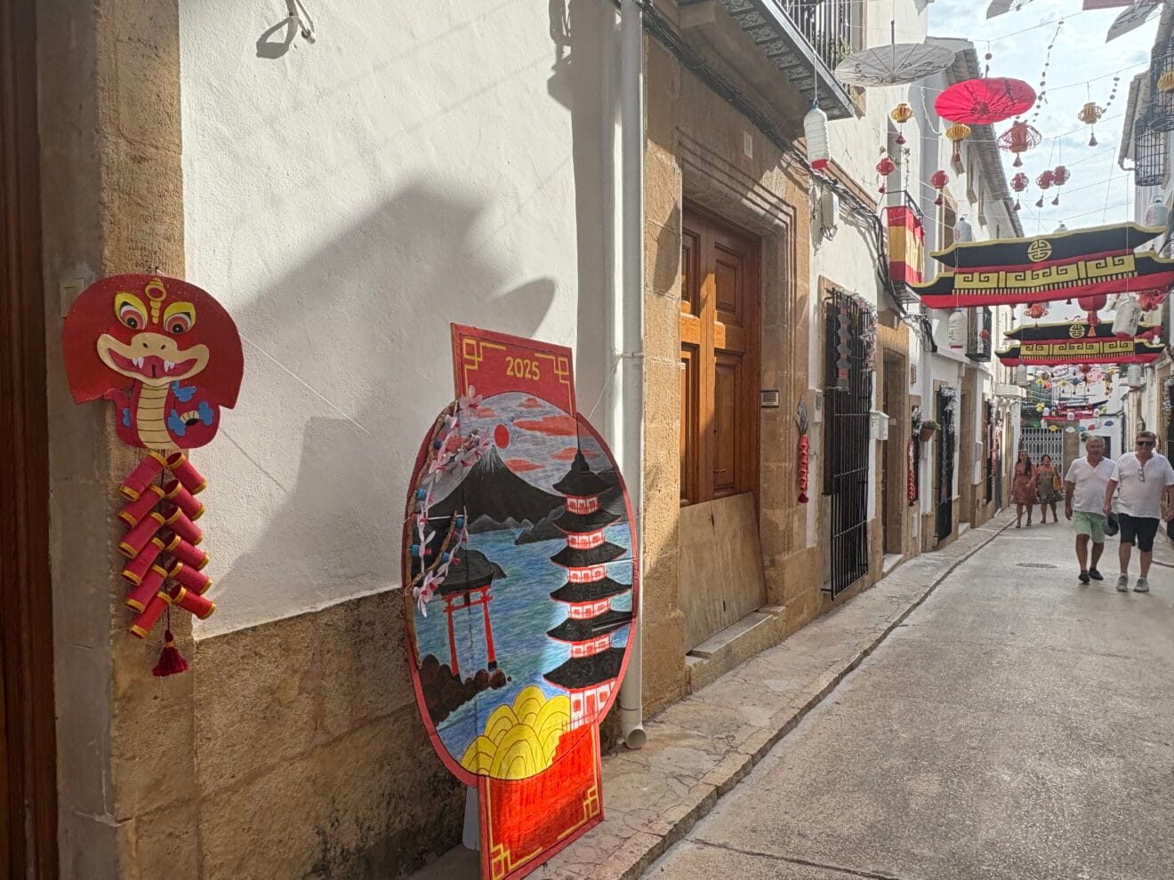 Calles engalanadas en Xàbia  (27)
