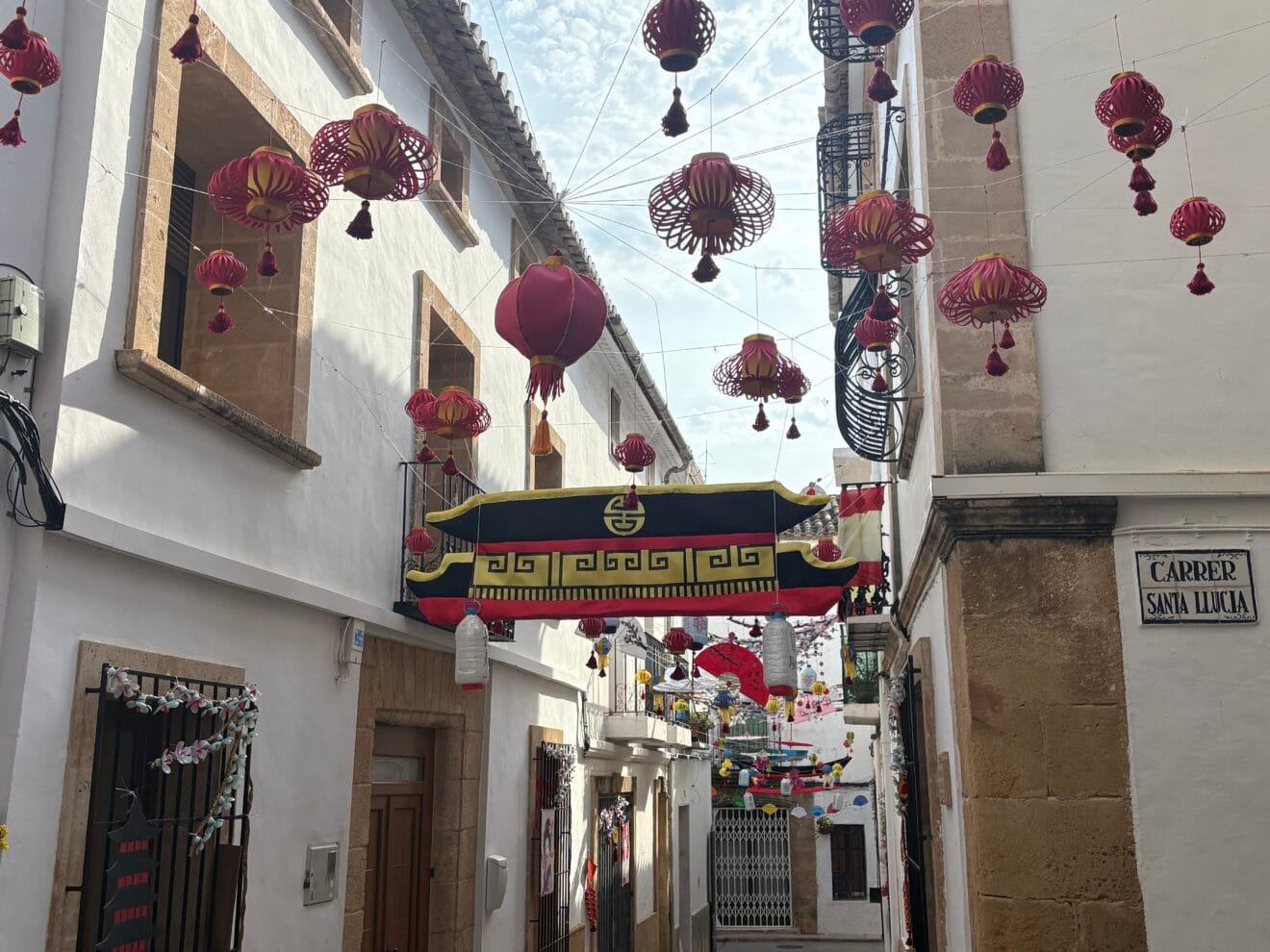 Calles engalanadas en Xàbia  (28)