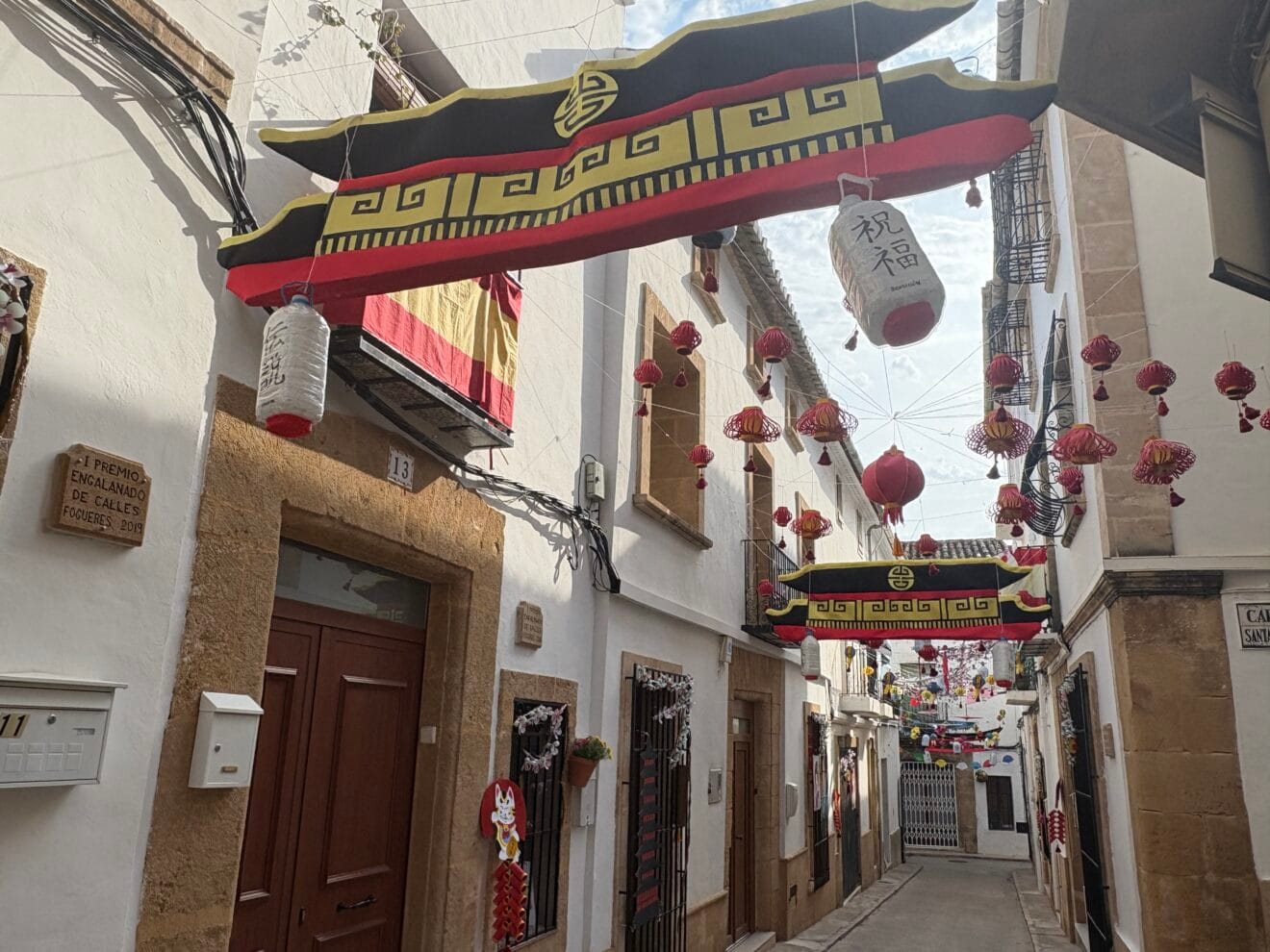 Calles engalanadas en Xàbia  (29)