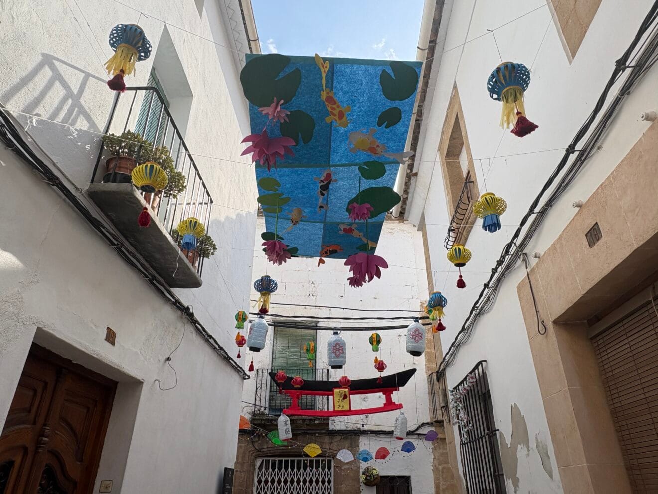 Calles engalanadas en Xàbia  (31)