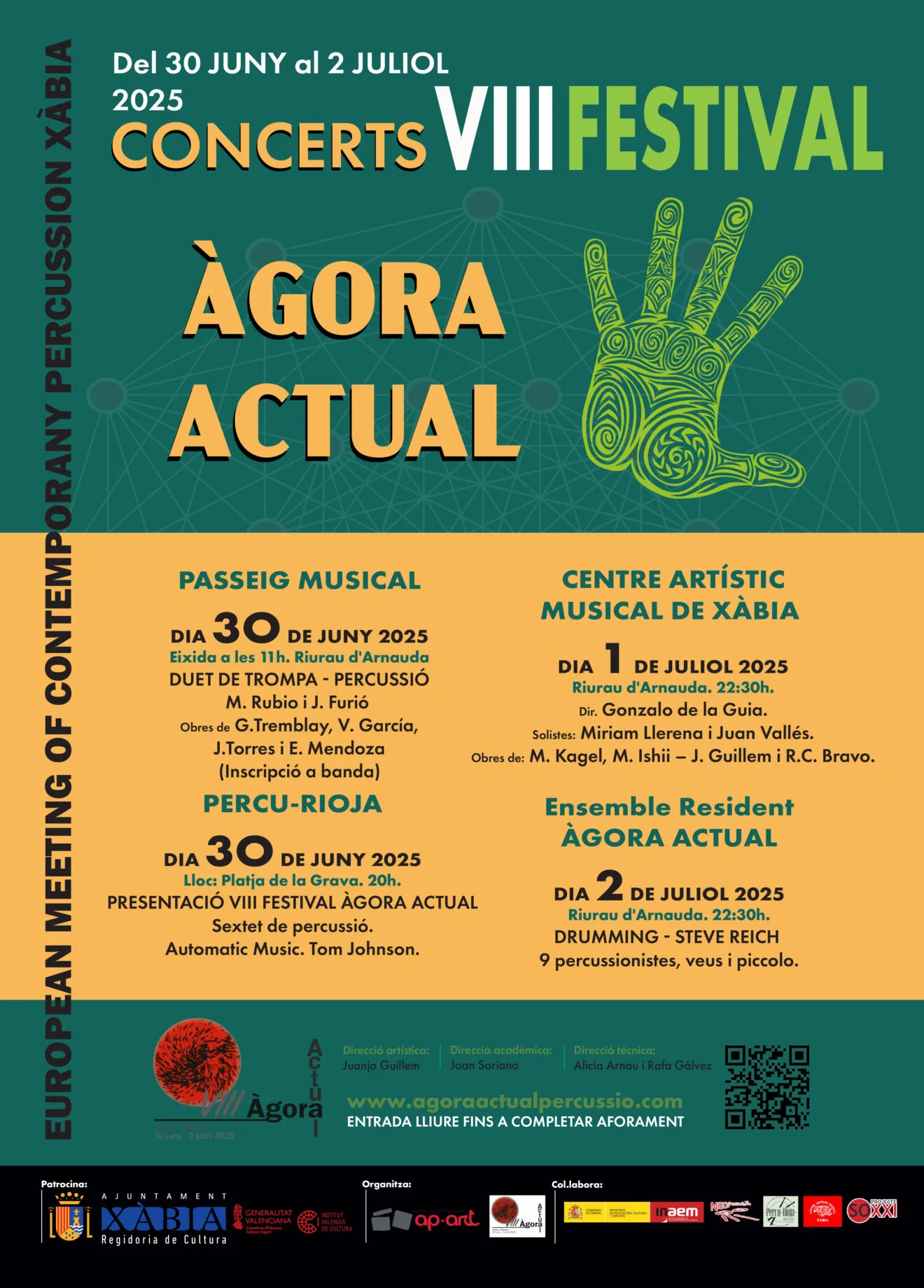 Cartel Àgora Actual Xàbia 2025