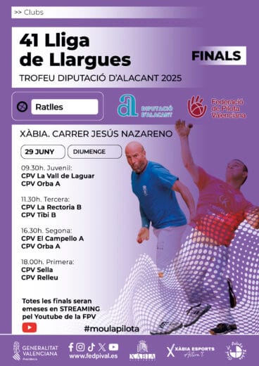 Cartel de la Final de Llargues