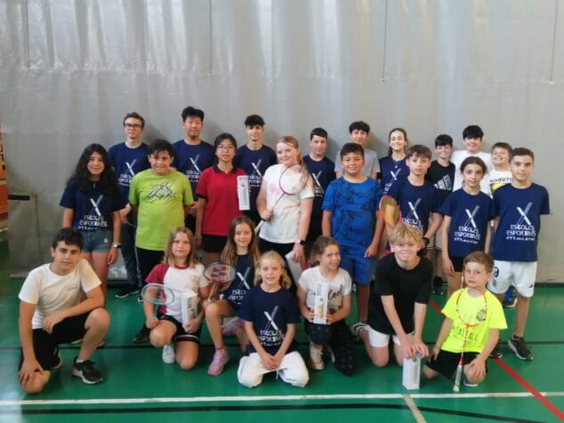 Imagen: Clausura de las Escuelas Deportivas de Xàbia de bádminton
