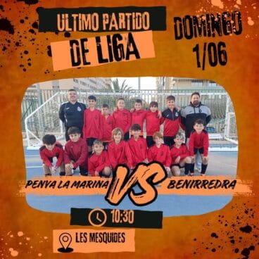 El equipo alevín ‘A’ de segundo año de la Penya La Marina se proclama campeón de Liga (2)