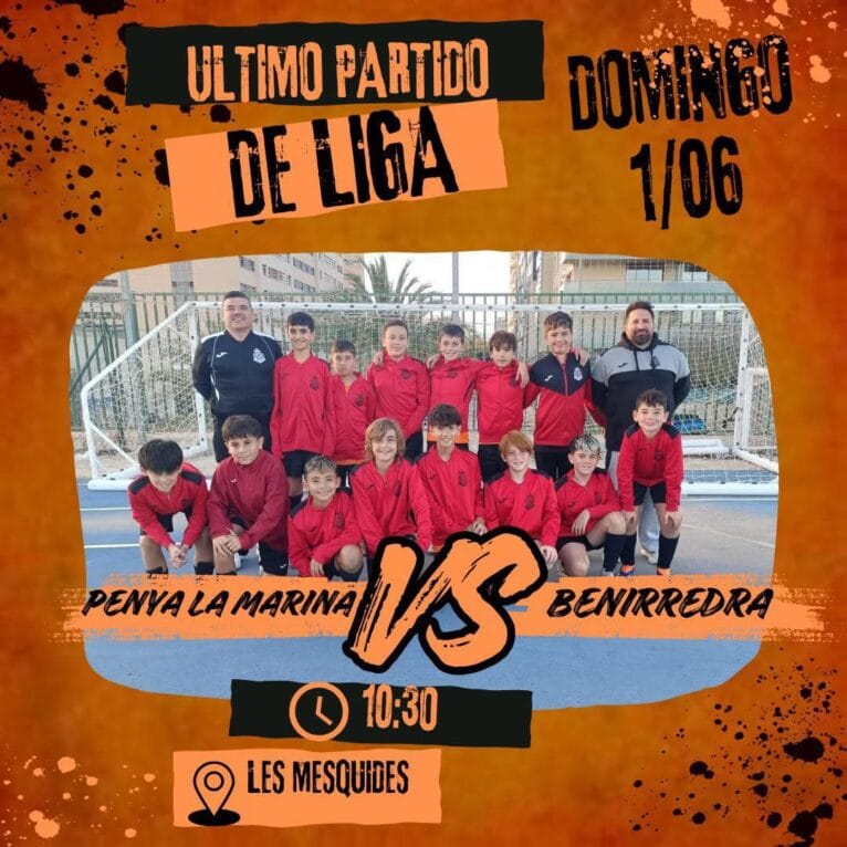 El equipo alevín 'A' de segundo año de la Penya La Marina se proclama campeón de Liga (2)