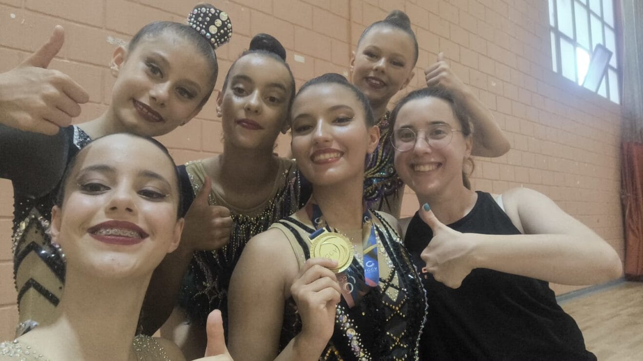 Gimnastas del CD Montgó Xàbia