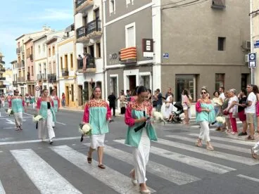 Ofrenda de flores a Sant Joan Xàbia 2025