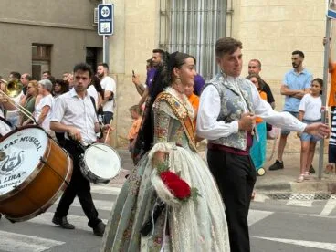 Ofrenda de flores a Sant Joan Xàbia 2025