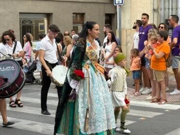 Ofrenda de flores a Sant Joan Xàbia 2025