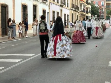 Ofrenda de flores a Sant Joan Xàbia 2025
