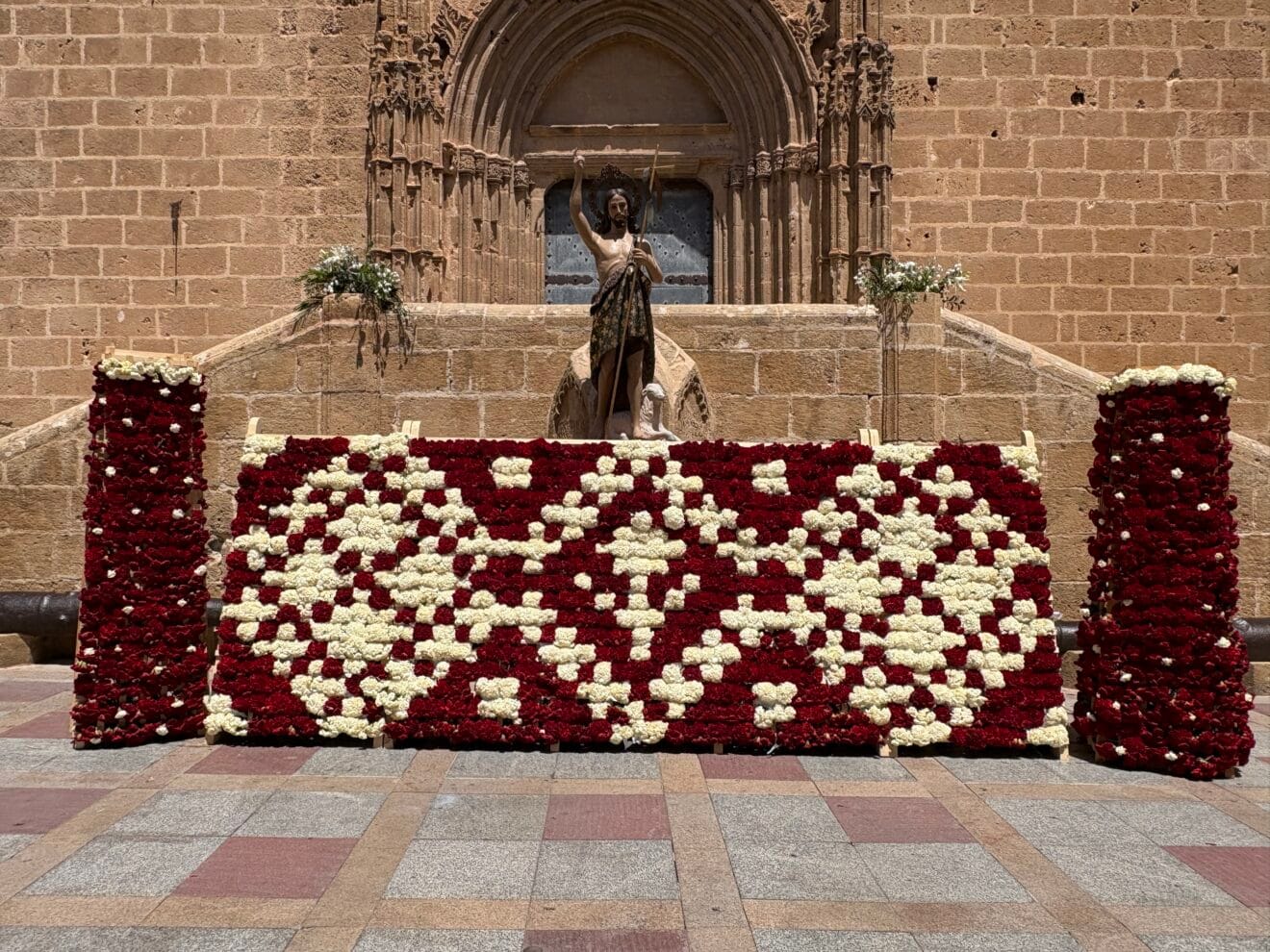 Tapiz de flores a Sant Joan