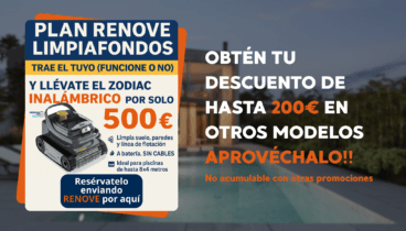 Obtén tu descuento de hasta 200€ en tu nuevo limpiafondos