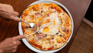 Pizza con sabor italiano