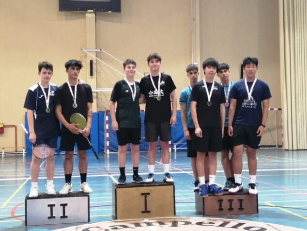 Imagen: Podio Campeonato Bádminton