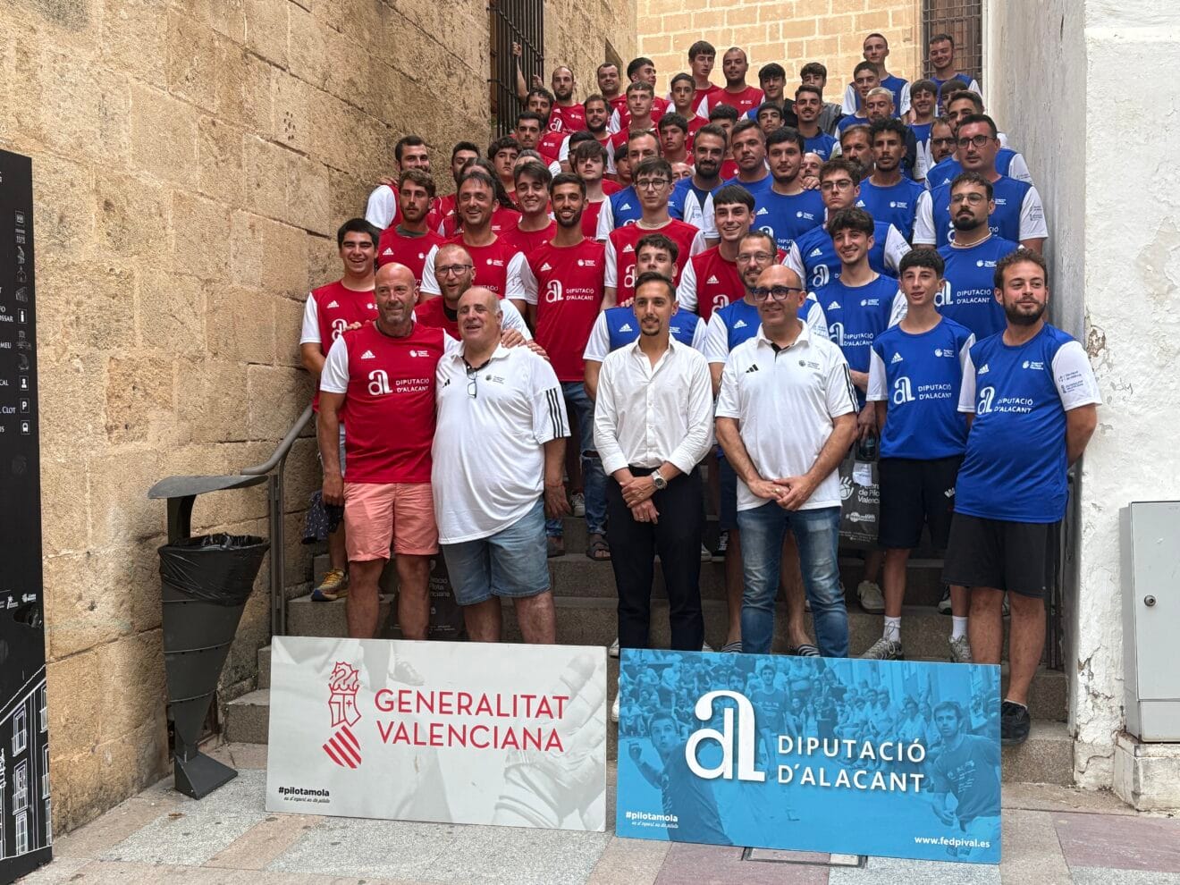 Presentación de la Final de Liga autonómica de Pilota en Xàbia