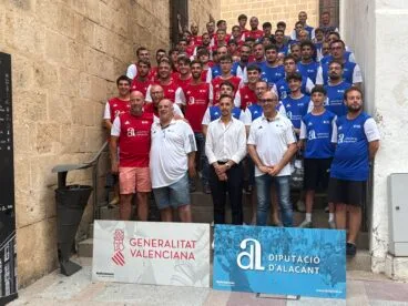 Presentación de la Final de Liga autonómica de Pilota en Xàbia
