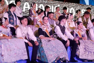 Proclamación de la Quintà 2025 de Xàbia. Reina, damas, presidentes y corte de honor (146)