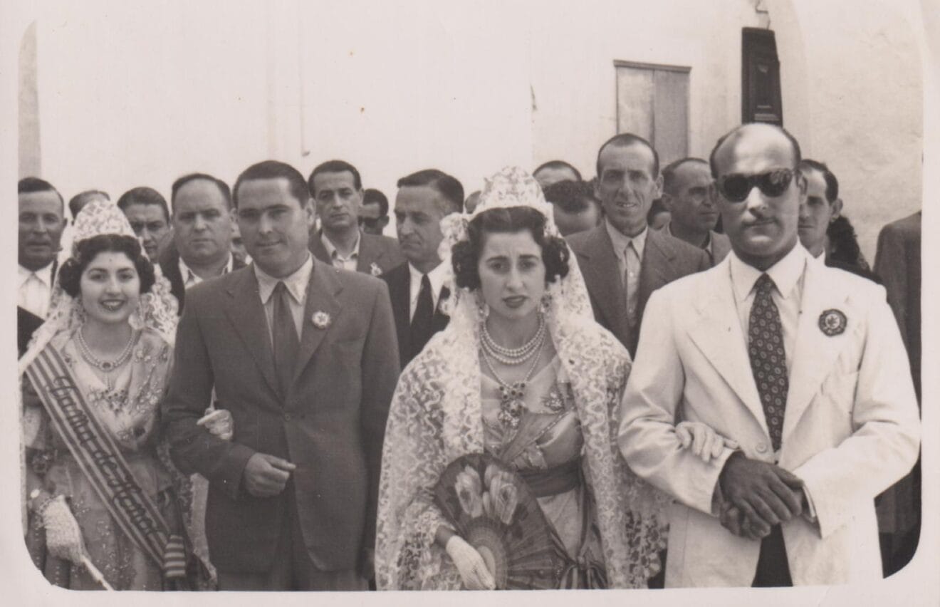José Bas Pastor en Fogueres de 1950 | Foto Arxiu Municipal Xàbia