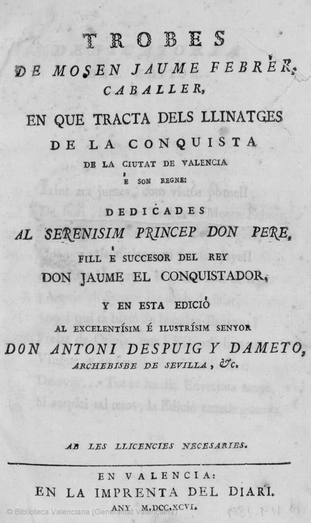 Imagen: Les Trobes de Jaume Febrer